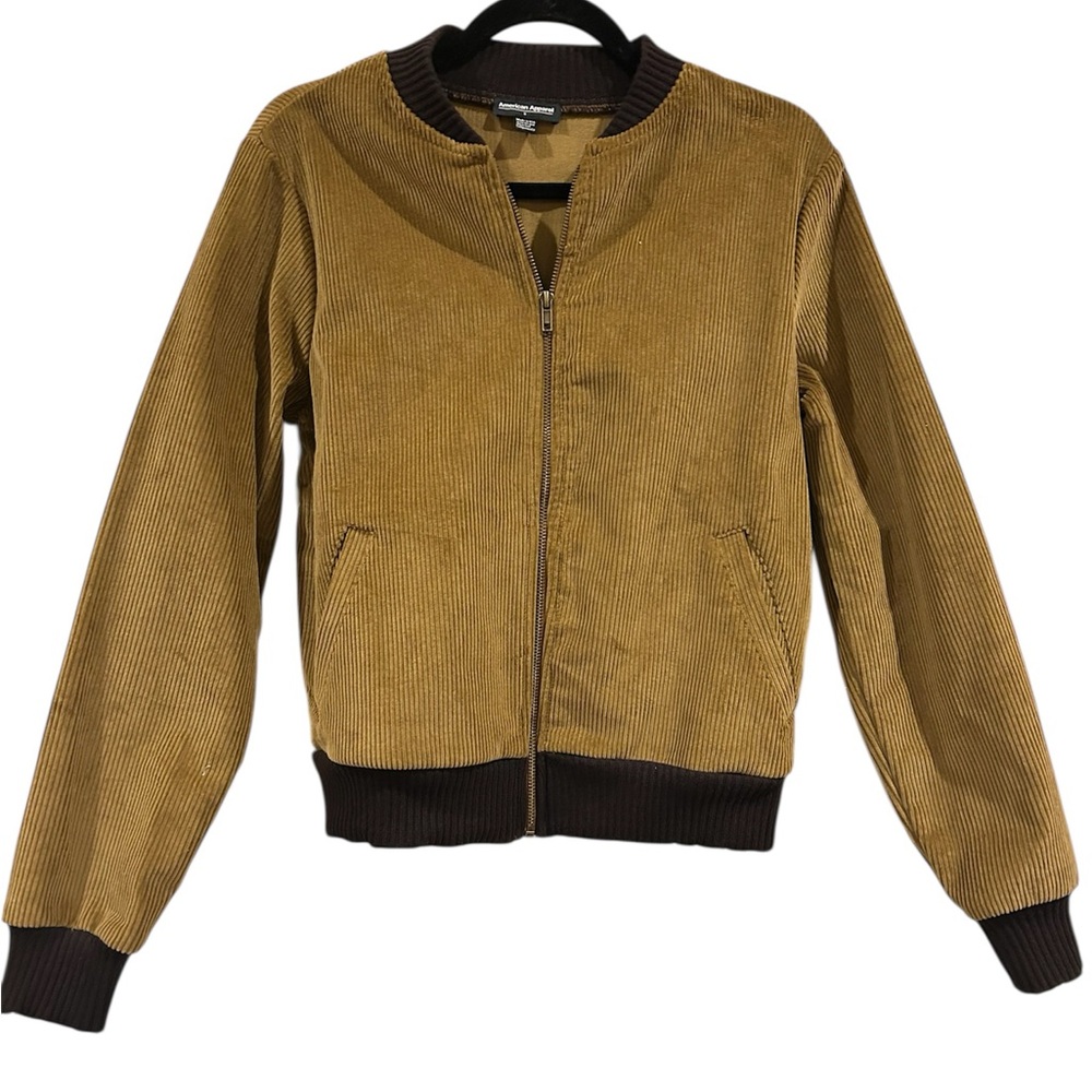 American Apparel Tan Corduroy Jacket
